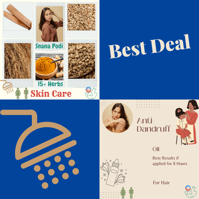 Bath Powder and Anti Dandruff Deal