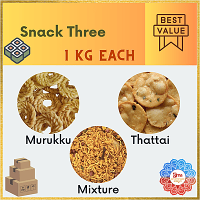 Snack Three Value Pack - 1 Kg each