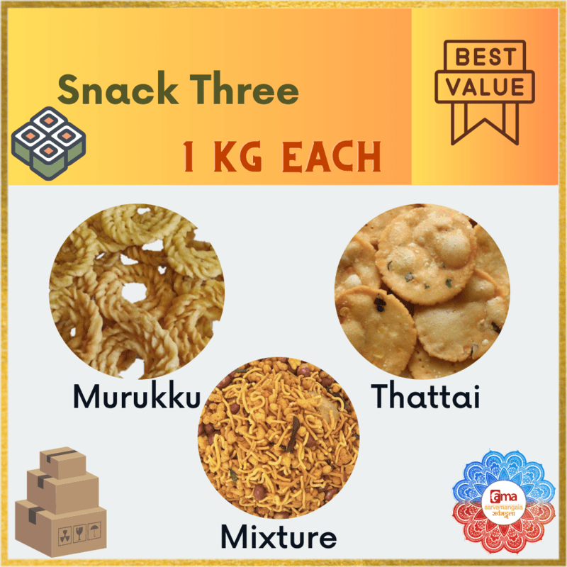 Snack Three Value Pack - 1 Kg each