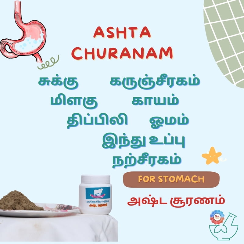 Ashta Churanam - அஷ்ட சூரணம் - 50 gm Ashta Churanam - அஷ்ட சூரணம் - 50 gm